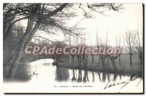 Old Postcard Brunoy banks of the Yerres