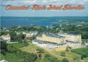 Connecticut Aerial View Little Narragansett Bay With Ocean House At Watch Hill