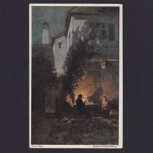 GERMANY, Postcard, Paul Hey, 'Abend-Unterhaltung'