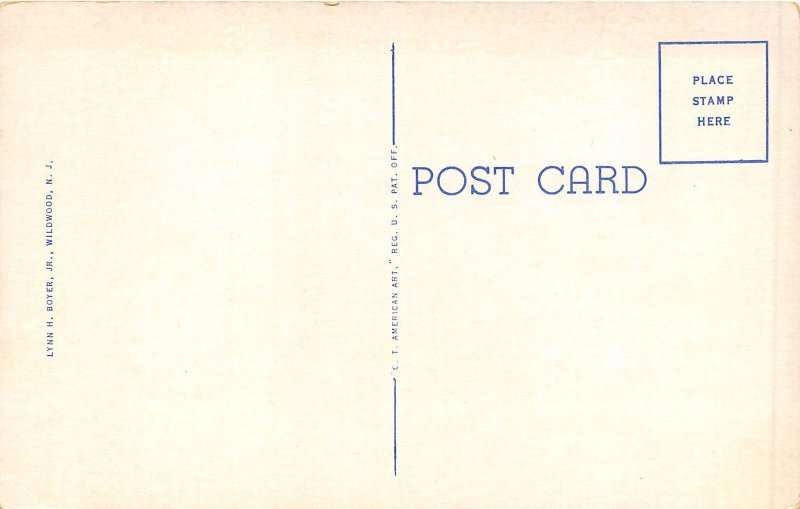 Red Bank New Jersey c1940 Postcard U.S. Post Office