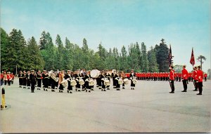 HMCS Naden Band Royal Roads BC Canadian Services College Cadets Postcard F75