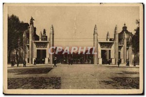 Old Postcard Paris Exposition des Arts Decoratifs Gate of Honor