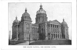 The State Capitol Building in Des Moines Iowa