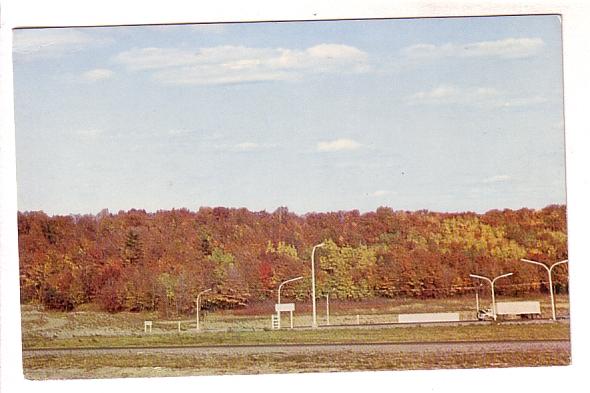 View from Dining Room Window, Tractor-Trailer Truck on Highway, Horne's Resta...