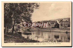 Old Postcard La Ferte sous Jouarre English and Quai du Faubourg entry