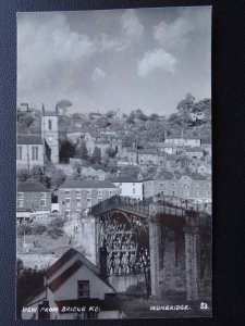 Shropshire Telford IRONBRIDGE from Bridge Road - Old RP Postcard