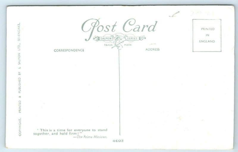 Postcard HMS Rodney, Battleship Nelson Class R77