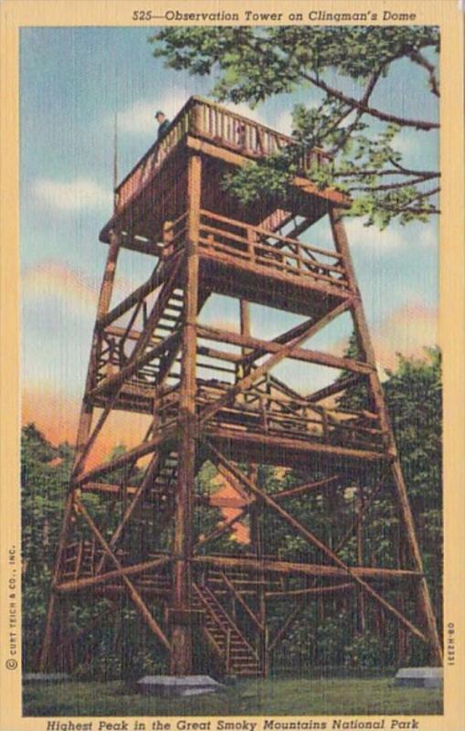 Great Smoky Mountains National Park New Observation Tower On Clingman's ...