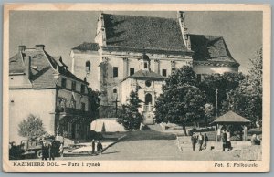 KAZIMIERZ DOL. POLAND FARA I RYNEK ANTIQUE POSTCARD