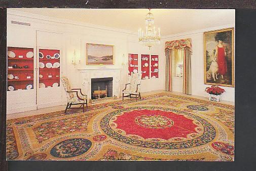 China Room White House Washington DC Postcard BIN 