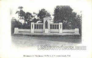 Monument Col. Hawkins 10th Pa. - Pittsburgh, Pennsylvania