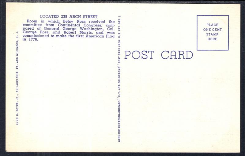 Flag Room,Betsy Ross House,Philadelphia,PA