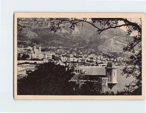 Postcard Entre les Arbres, Monte-Carlo, Monaco, Monaco