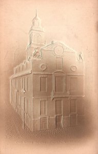 Vintage Postcard Old State House Historic Building Landmark Boston Massachusetts
