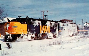 VIA's Ocean Limited FPA-4 #6788 & FP-9B #6625 Locomotives Train Number 15