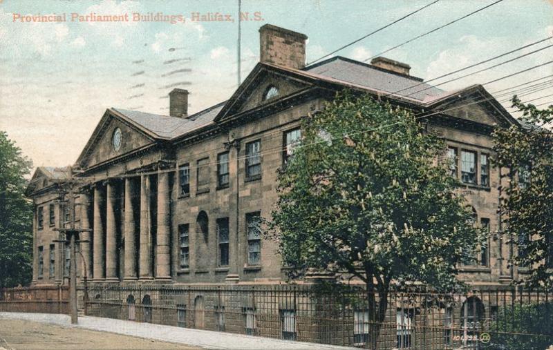 Provincial Parliament Buildings - Halifax NS, Nova Scotia, Canada - pm 1910 - DB