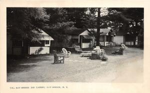 F31/ Ray Brook New York NY RPPC Postcard 1950 Inn Cabins Roadside