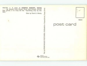 Pre-1980 PANORAMIC VIEW Corpus Christi Texas TX AF0468@
