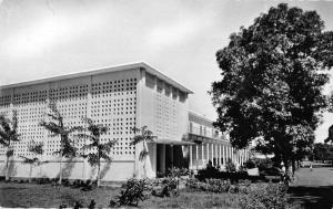 Bangui Africa AEF La Poste Exterior Real Photo Antique Postcard J81140