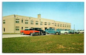 1950s Whitley County Memorial, Columbia City, IN Postcard