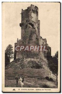 Old Postcard Chateau de Chatel Guyon Tournoel