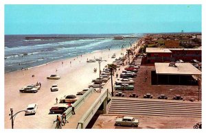 Postcard PIER SCENE Jacksonville Beach Florida FL AU6274