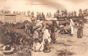 Tunis Tunisia Africa Arab Camp Antique Postcard J80086