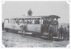 Great Orme Tramway Railway Opening Day Welsh Postcard