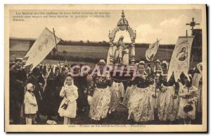 Old Postcard Forgiveness of Sainte Anne Palue Procession Folklore