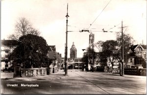 Netherlands Utrecht Mariaplaats Vintage RPPC 09.65