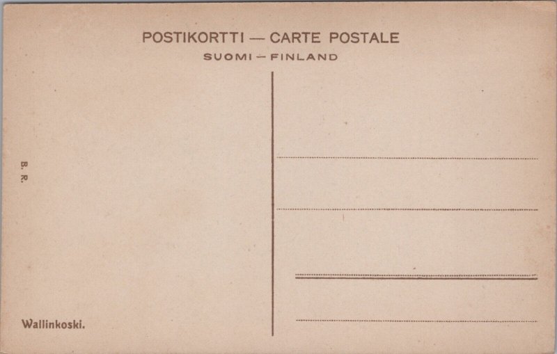 Finland Wallinkoski Vintage Postcard 09.32