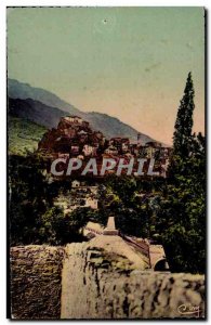 Old Postcard Corsica Corsica Corte General view