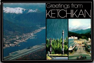 Alaska Greetings From Ketchikan The Salmon Capitol Of The World Multi View