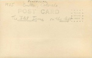 Boulder Colorado Fraternal Sigma Alpha Epsilon 1915 RPPC Photo Postcard 20-2852