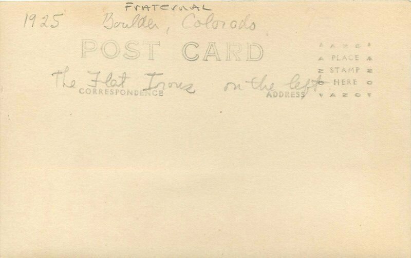 Boulder Colorado Fraternal Sigma Alpha Epsilon 1915 RPPC Photo Postcard 20-2852