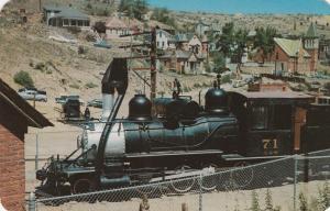 C&S RR Locomotive #71 on display at Central City CO, Colorado