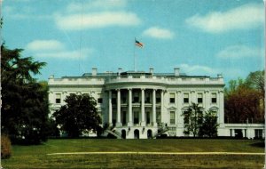 White House Washington DC Postcard Mirro VTG UNP Vintage Unused Chrome 
