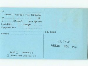 Pre-1980 RADIO CARD - Hasbrouck Heights - Near Passaic & Hackensack NJ AH2937