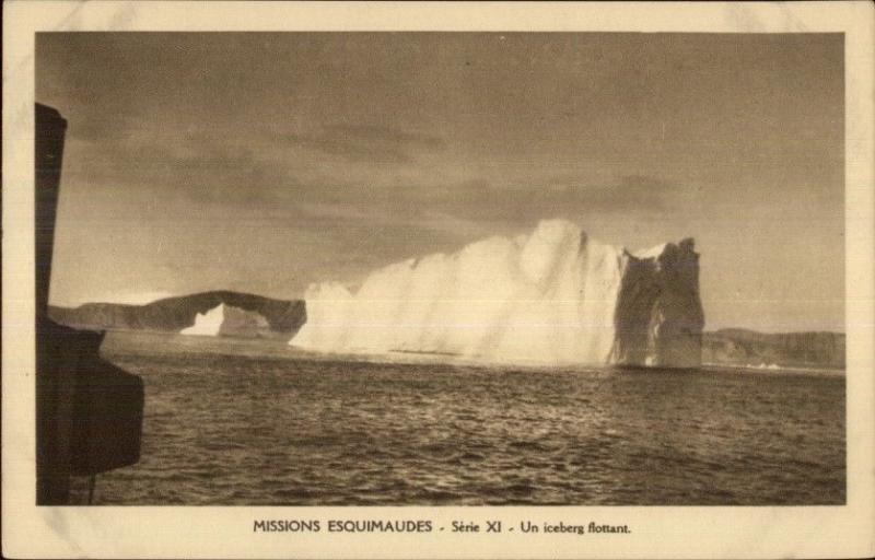 French Mission Eskimos Arctic Greenland or Newfoundland? c1915 Postcard #2