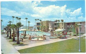 Shady Shores Motor Hotel, 2300 Surfside Blvd. Corpus Christi, Texas, TX, Chrome