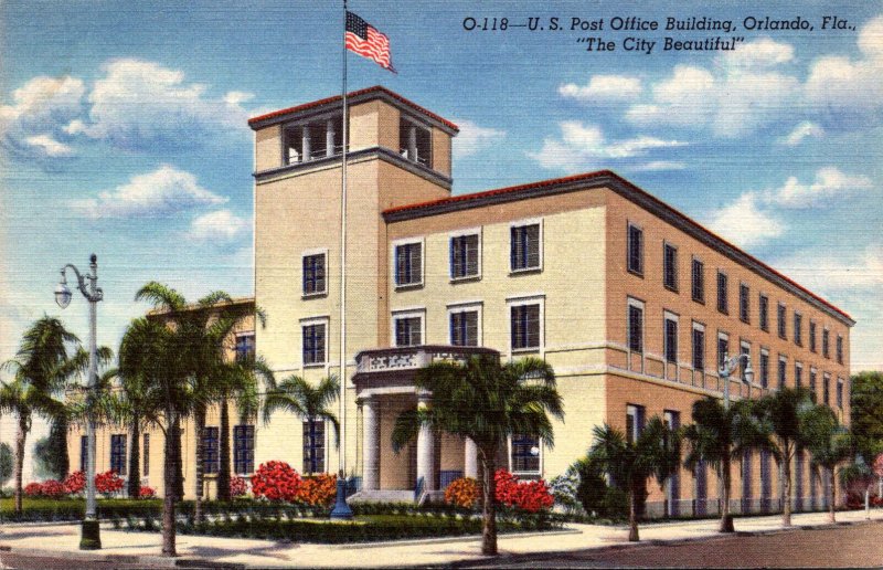 Florida Orlando Post Office building Curteich