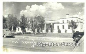 Real Photo - Sierra County Court House - Hot Springs, New Mexico NM  