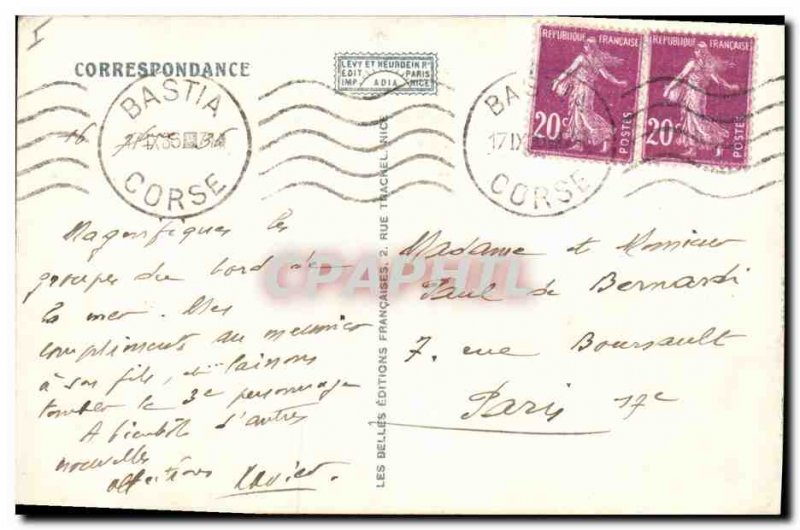 Old Postcard Napoleon House Napoleon Ajaccio 1