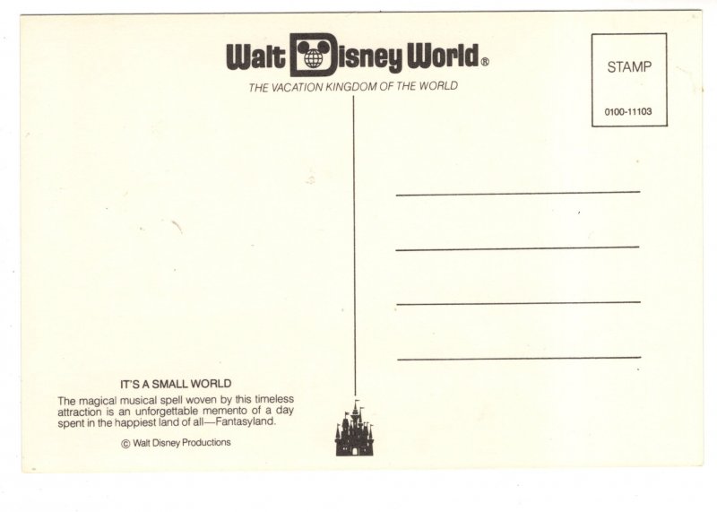 It`s a Small World Ride, Walt Disney World