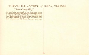 VA - Luray. Luray Caverns. Swiss Cottage Way