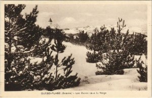 CPA QUEND-PLAGE Les Dunes sous la neige (807530)