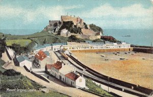 A919 England 1909 Mount Orguiel Castle Jersey vintage postcard