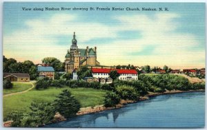 M-44408 Nashua River St Francis Xavier Church New Hampshire USA