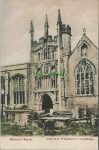 Oxfordshire Postcard - Burford Church   RS25824