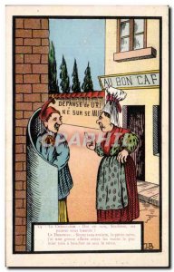 Old Postcard Fantasy Illustrator Humor creditor